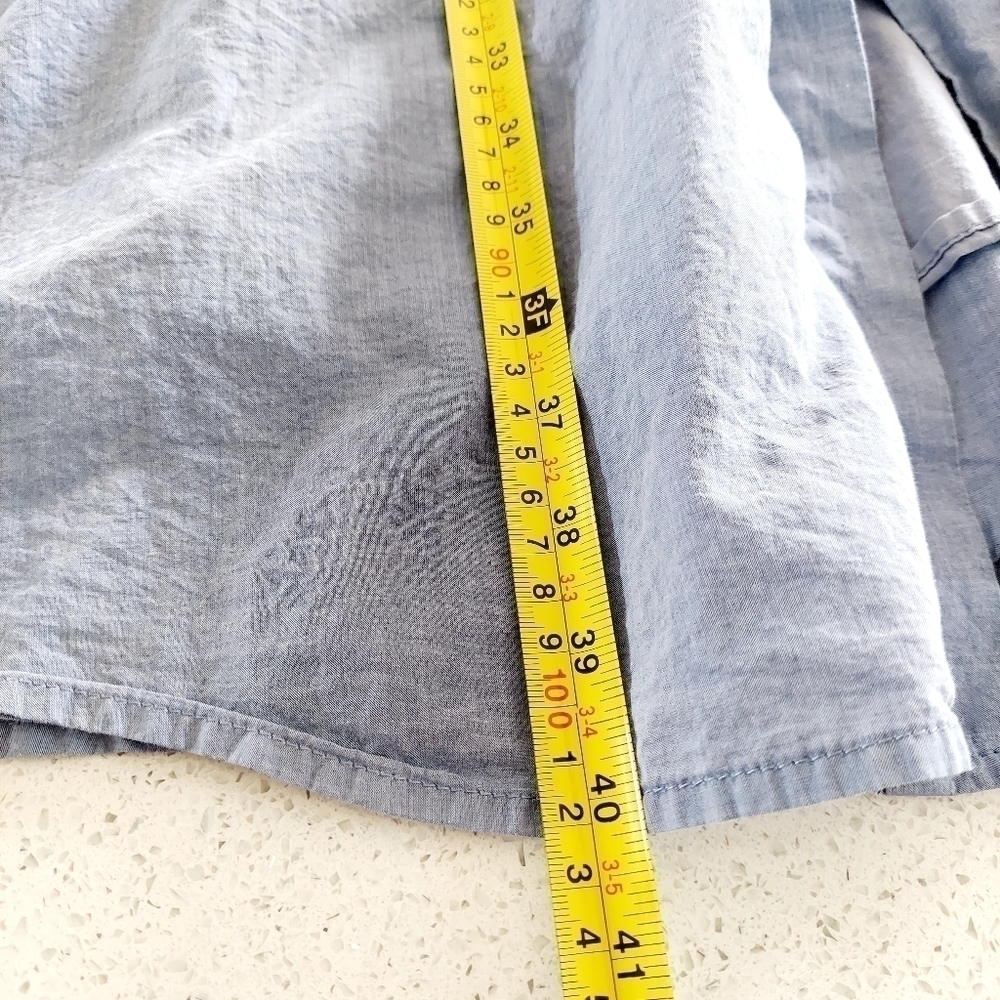 Who What Wear A-Line Shirt Dress Medium Sleeveless Lined Button Front Tie Back - Picture 9 of 16